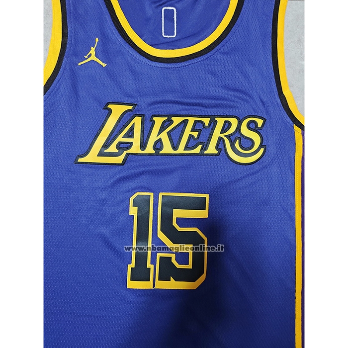Maglia Los Angeles Lakers Austin Reaves #15 Statement 2022-23 Viola